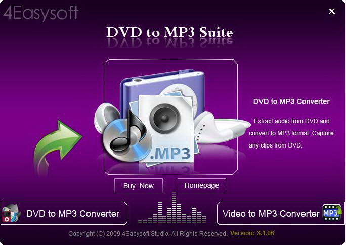 4Easysoft DVD to MP3 Suite