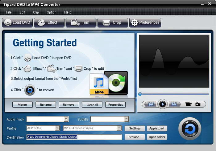 Tipard DVD to MP4 Converter