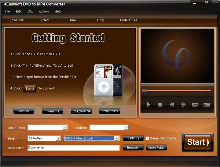 4Easysoft DVD to MP4 Converter