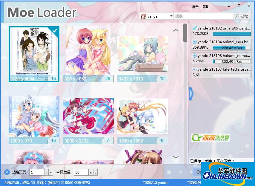 二次元动漫图片下载器(Moe Loader)