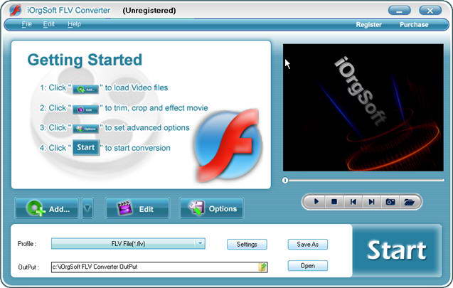 iOrgSoft FLV Converter