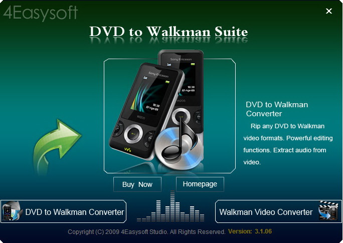 4Easysoft DVD to Walkman Suite