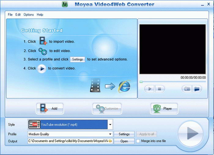 Moyea Video4Web Converter