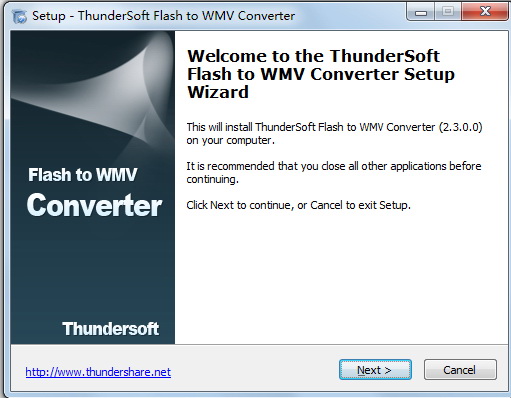 ThunderSoft Flash to WMV Converter