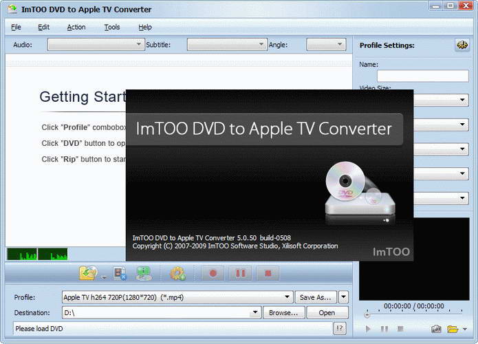 ImTOO DVD to Apple TV Converter