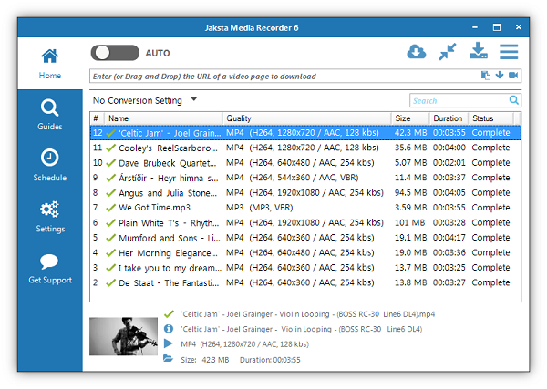 Jaksta Media Recorder