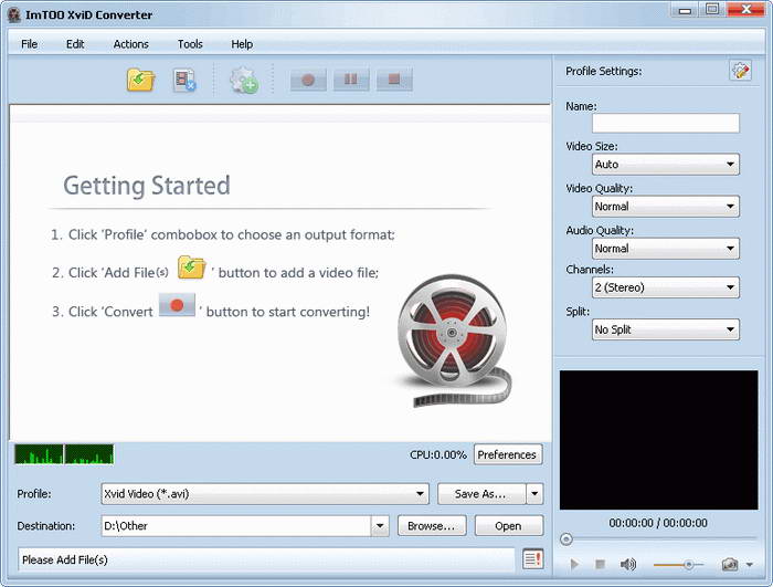 ImTOO XviD Converter