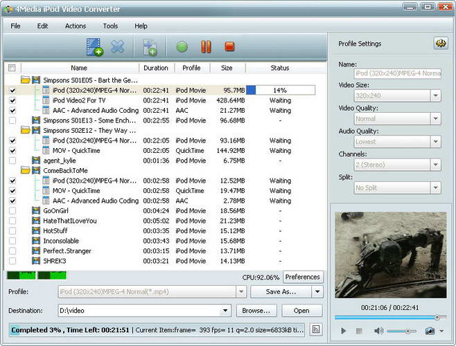 4Media iPod Video Converter