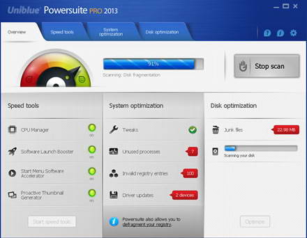 Uniblue PowerSuite