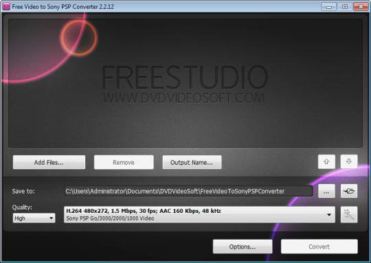 dvdvideosoft Free Video to Sony PSP Converter