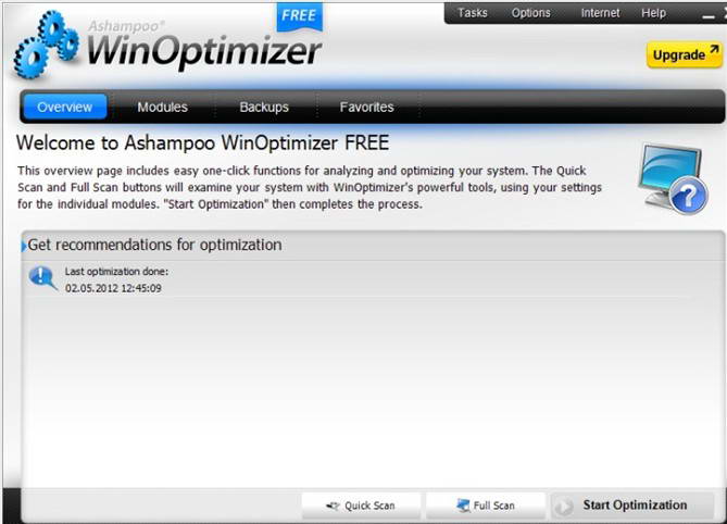 Ashampoo WinOptimizer Free