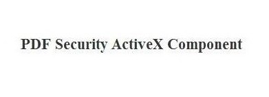 PDF Security ActiveX