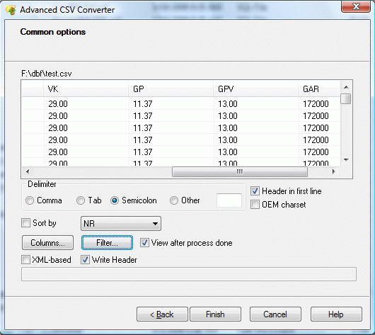 Advanced CSV Converter