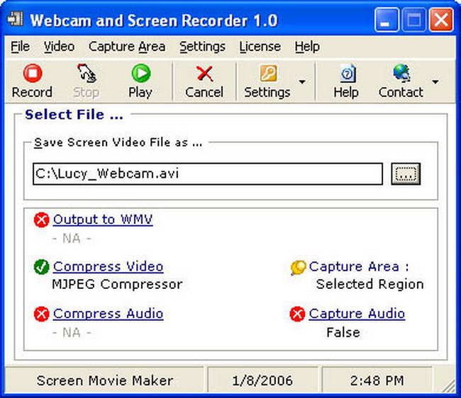 Webcam and Screen Recorder