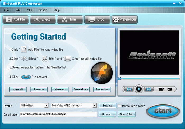 Emicsoft FLV Converter