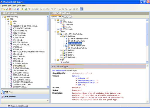 WinAgents MIB Browser