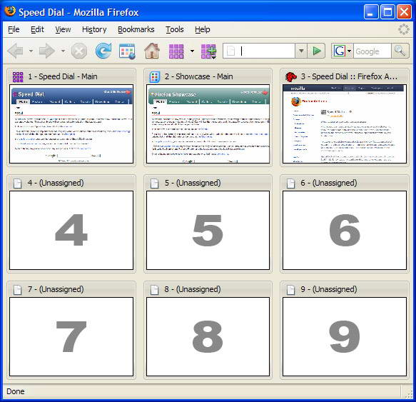 Speed Dial for Firefox