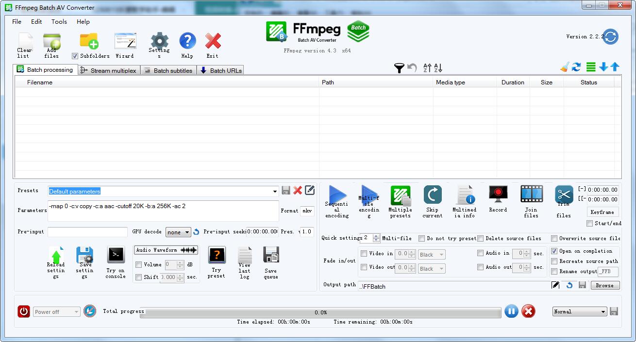 FFmpeg Batch AV Converter