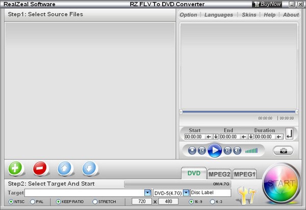 RZ Flv To DVD Converter