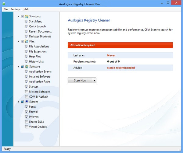 Auslogics Registry Cleaner Pro