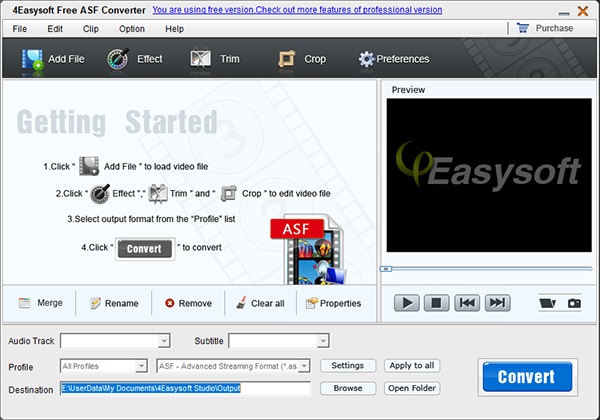 4Easysoft Free ASF Converter