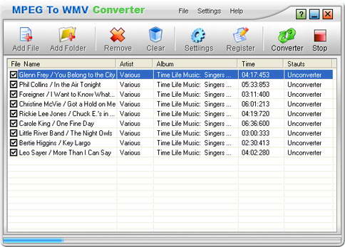 Crystal MPEG To WMV Converter