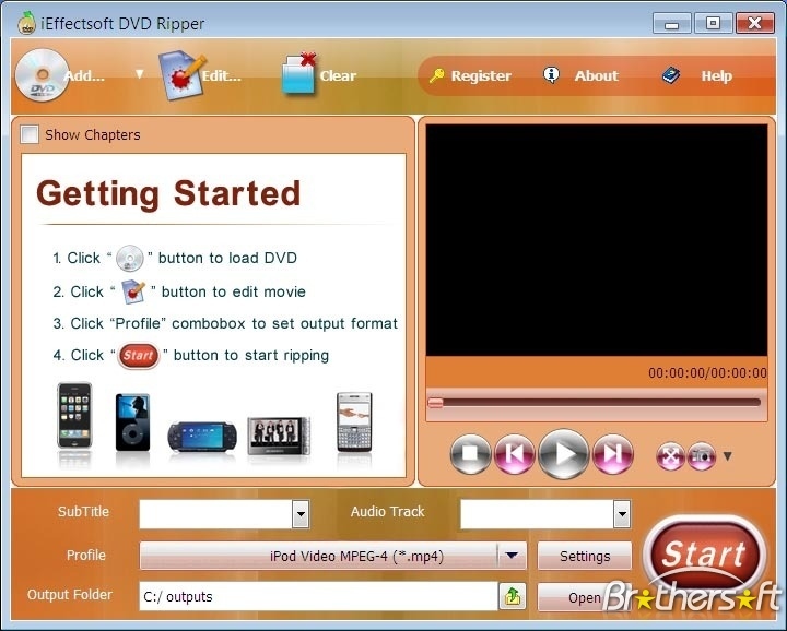 iEffectsoft DVD to MP4 Ripper