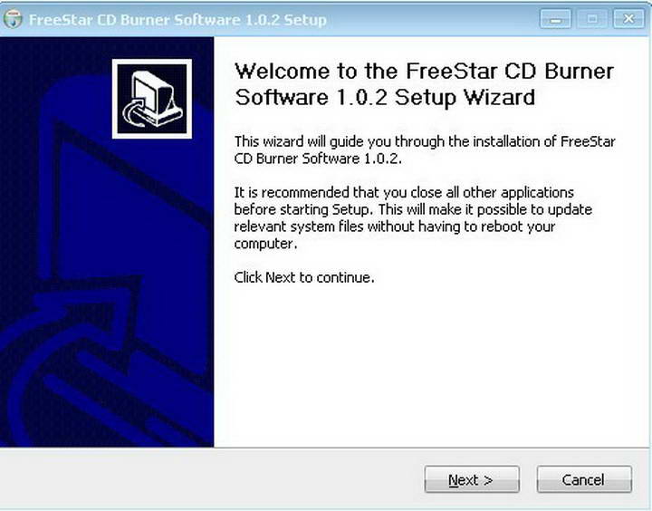 FreeStar CD Burner Software