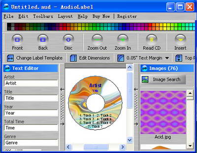 AudioLabel CD DVD Labeler