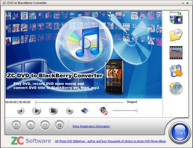 ZC DVD to BlackBerry Converter