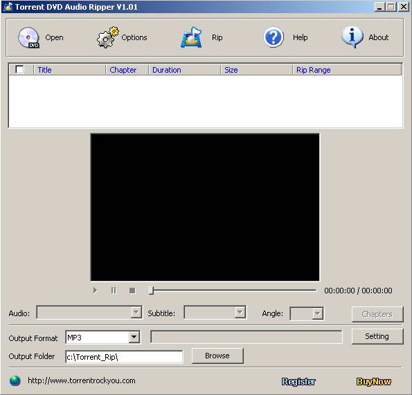 Torrent DVD Audio Ripper