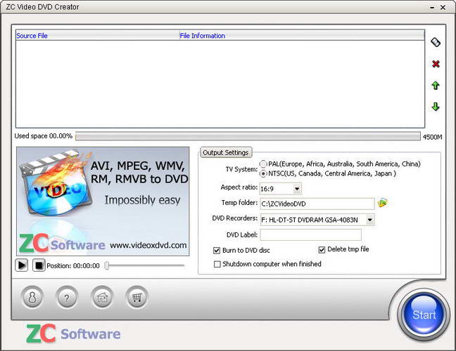 ZC Video DVD Creator