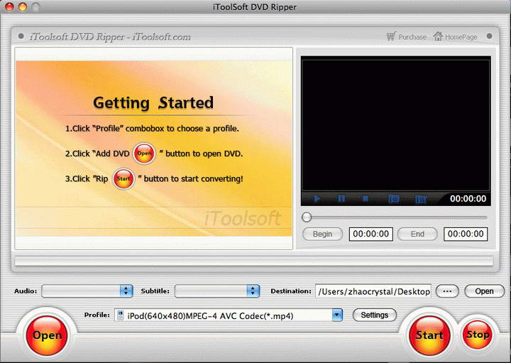 iToolSoft DVD Ripper for MAC