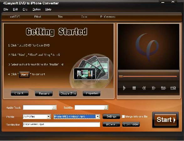 4Easysoft DVD to iPhone Converter