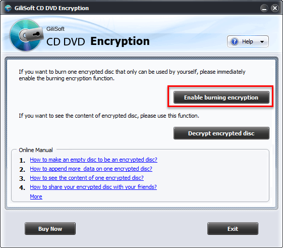 CD DVD Encryption