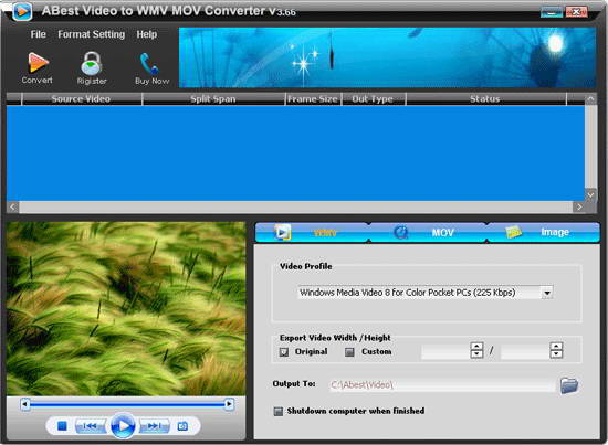 ABest Video to WMV MOV Converter