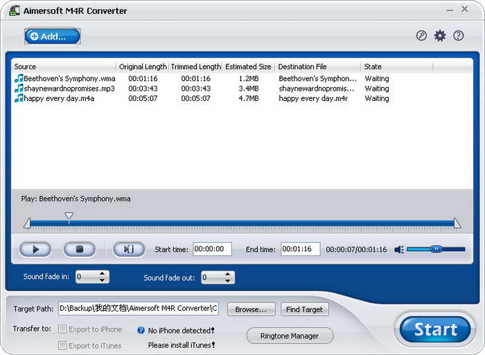 Aimersoft M4R Converter