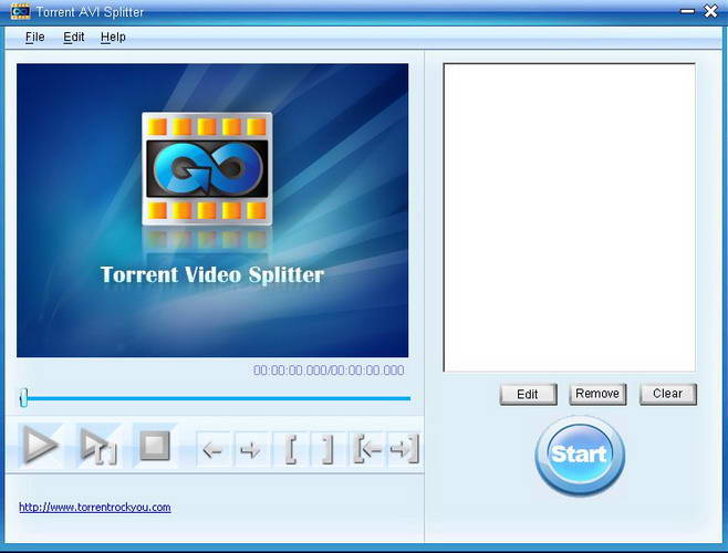 Torrent AVI Video Splitter