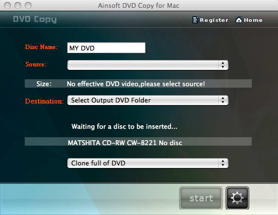 Ainsoft DVD Copy for Mac