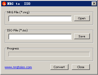 nrg转iso