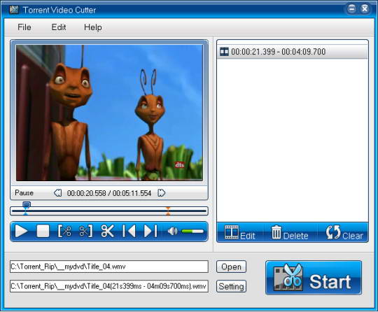 Torrent Mp4 Video Cutter