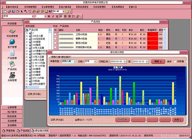 盛世5000(仓库)进销存管理系统[免费版]