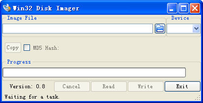 Win32 Disk Imager