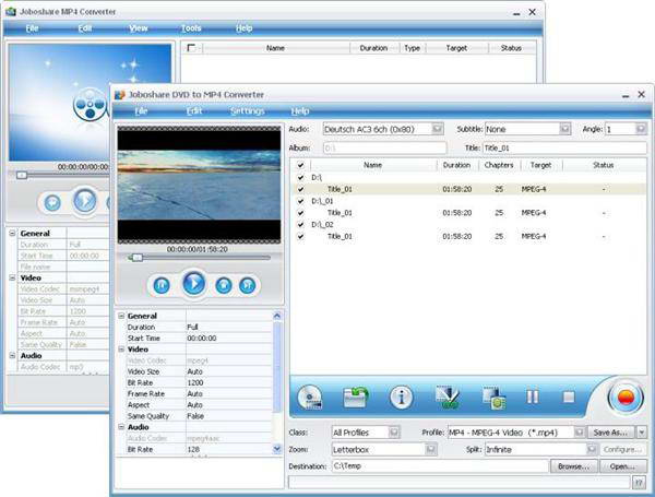 Joboshare DVD to MP4 Bundle