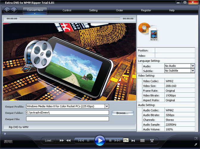 Extra DVD to WMV Ripper
