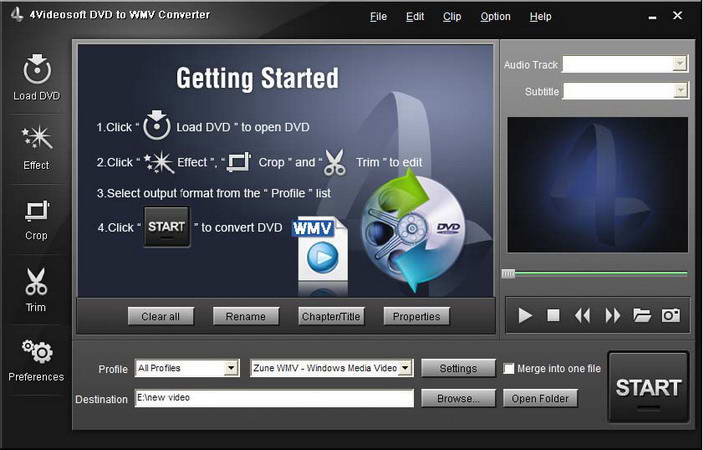 4Videosoft DVD to WMV Converter