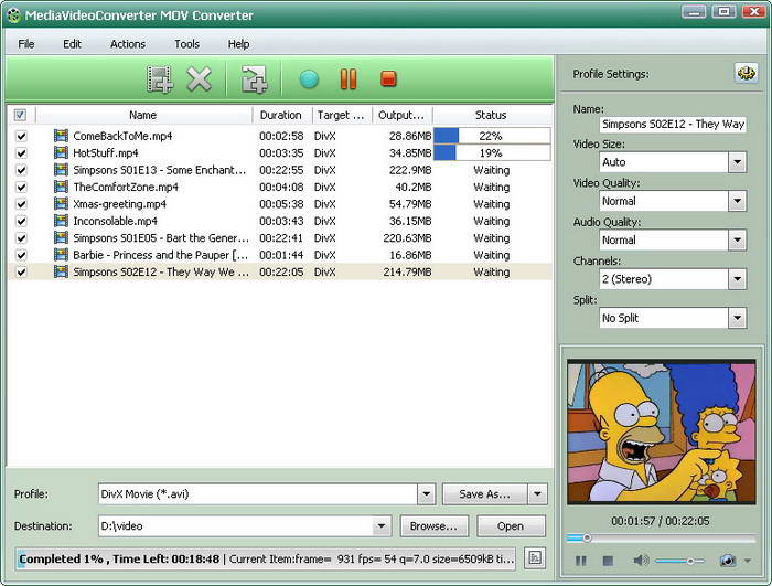 mediAvatar MOV Converter