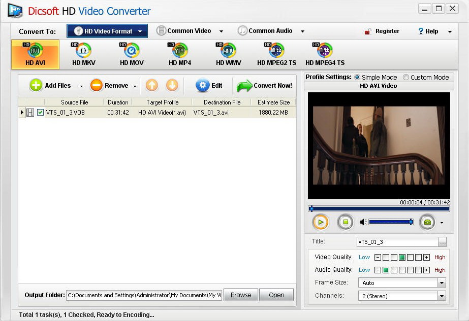 Dicsoft HD Video Converter