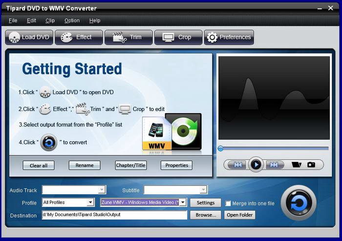 Tipard DVD to WMV Converter