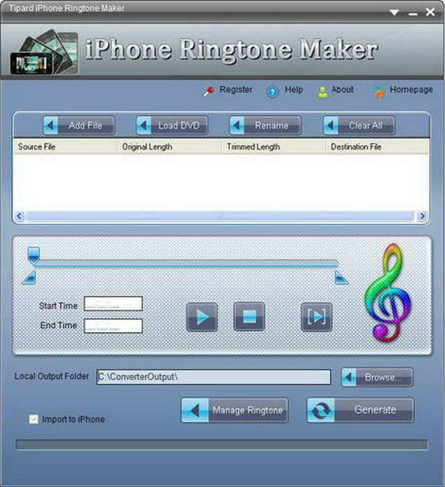 Tipard iPhone 4G Ringtone Maker